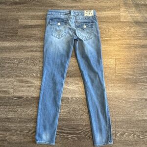 True Religion Women's Size 28 Skinny Jeans With Flap Pockets